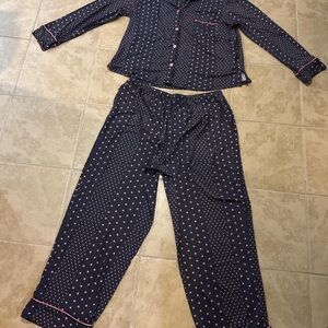 Simply Vera Vera Wang Kids Pajama Set - Dark Blue and Pink